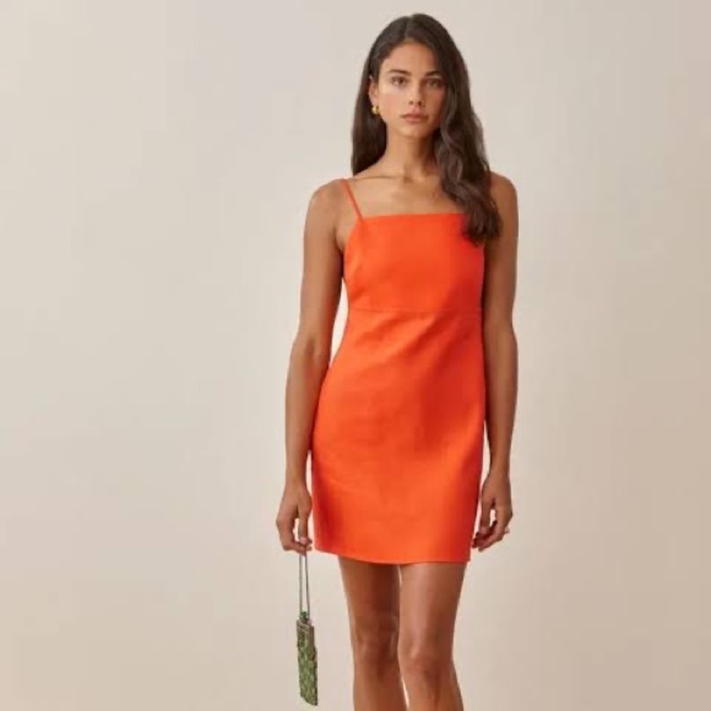 Reformation Wiley Linen Dress